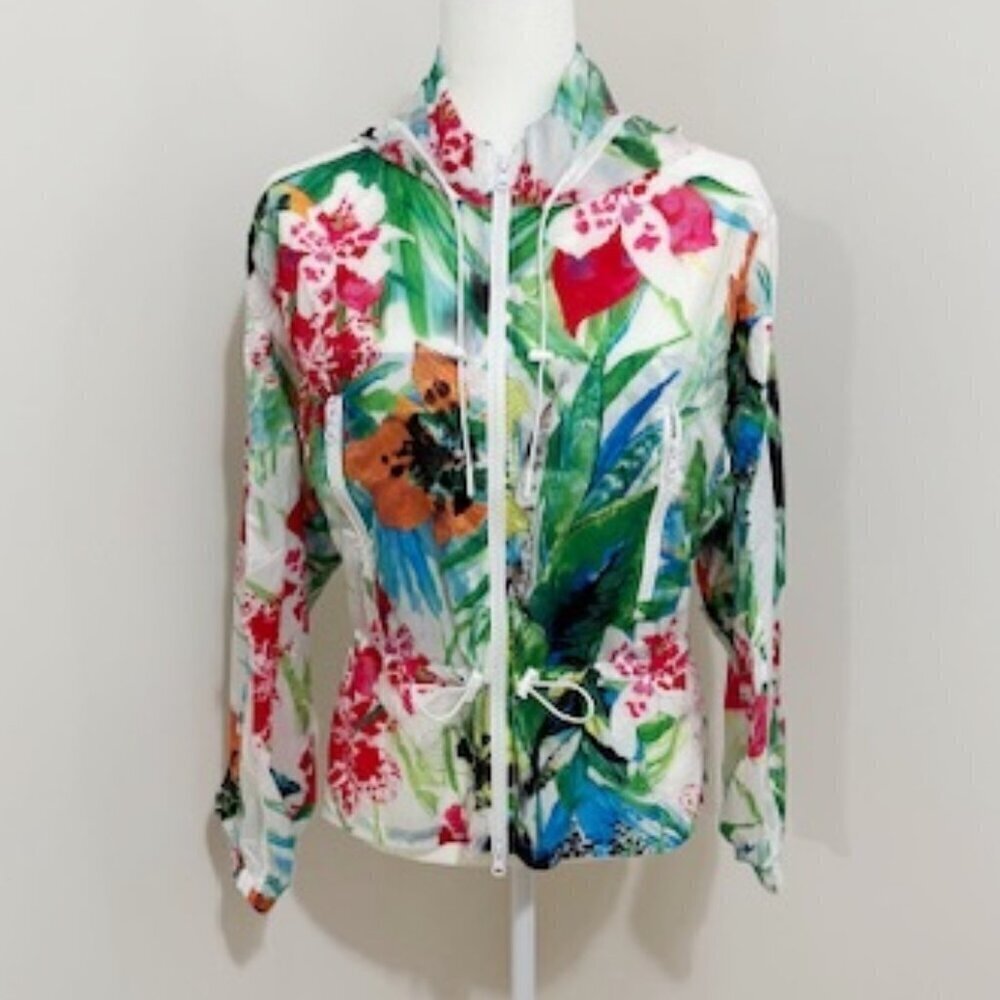 Anatomie August Botanical-Print Jacket w/ Hood Euphoric Floral Size XS - Picture 2 of 8